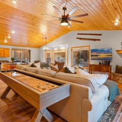 Pine Cottage - NEW! Shuffleboard, Pool Table, Smart TVs, Fenced Yard