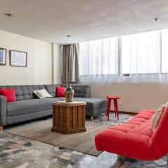 E Depa México one street away from Reforma Embajadas