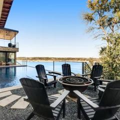 Heated pool Lake Travis Waterfront Home and Dock