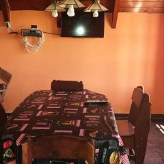 Cabañas atardecer soñado