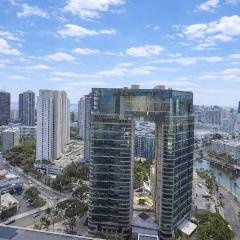 Brand New Waikiki 2BD 2BA Ocean City View, Tax included