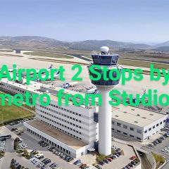 NEAR AIRPORT 2 STOPS By METRO FROM STUDIO ALICE 1 ! "METRO STATION" PEANIA-KANTZA