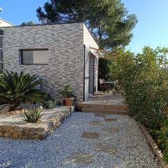 Studio terrasse au calme près de Narbonne