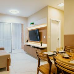 2 Quartos Alto Padrão a Poucos Passos da Praia