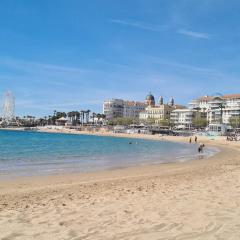 Appartement rez de jardin villa proximité plage et centre