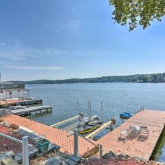 Spacious Lakefront House With a Private Dock
