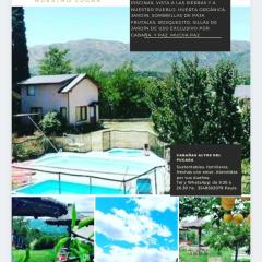 Altos del Pucara Piscina Climatizada vista a las sierras juegos Huerta Orgánica
