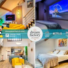 Dream Factory - Loft & Private Cinema 6P, 8 minutes from Disneyland