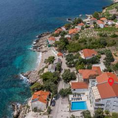 Awesome Apartment In Potomje With House Sea View