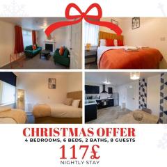 Luna Apartments 4BR, 2BA Perfect Christmas Stay