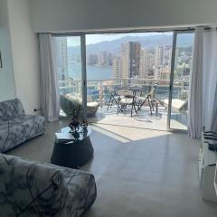 Departamento con vista al mar y acceso privado a playa