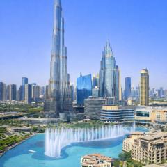 Iconic Burj & Fountain View Retreat!
