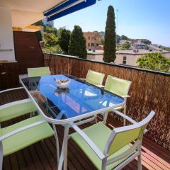 Terraza familiar a 200 m de la playa Cala Crancs