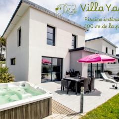 Villa Yana Bretagne Piscine Intérieure partagée et Spa Privatif 100m de la Plage