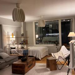 Stylish penthouse studio, with cozy balcony