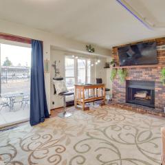 2 Blks to Snowmobile Trail Home with Patio in Siren