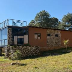 Cábaña bonita vista