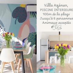 Villa Azénor Bretagne Piscine Intérieure Partagée toute l'année 100m plage