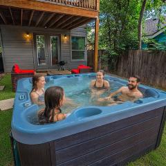 Hot Tub Deck BBQ Grill Patio Dog Friendly