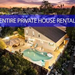 Entire Private Home with 4 Bedrooms 2 Bathrooms Pool, King Bed, 2 Living Room, Gate Yard in Rancho, Available Now