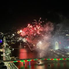 Brisbane CBD/Firework/River view