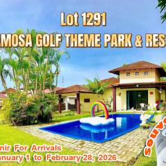 Melaka AFamosa Resort D'amour Comfortable and Healing With Theater Projector Private Villa With Garden View Swimming Pool Seasonal Christmas Theme