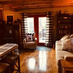 The Birches Cabin, at home in the woods!