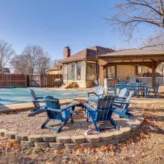 3,000-Sq-Ft Group Getaway with Pool Near Kansas City