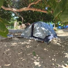 Área de Camping em Caetanos, Amontada