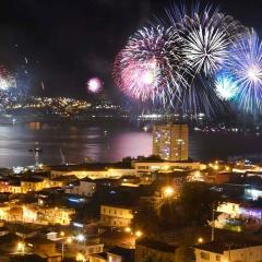 Vista Panorámica de Puerto hasta Reñaca