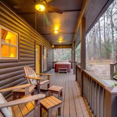 Hot Tub and Fire Pit Wooded Cabin Near DeSoto Park!