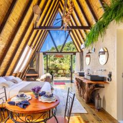 Chale Alcantara Jacuzzi, Lareira e Deck com Vista