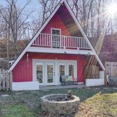Steps to Shared Dock Lake of the Ozarks A-Frame!
