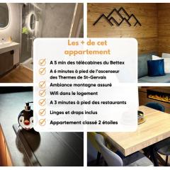 Ski ou Thermes? Un appt cabine avec vue magnifique