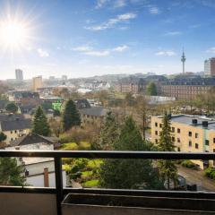 FeWo Möwennest in Bremerhaven Monteure Skyline Ausblick