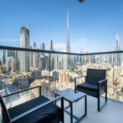 Signature High-Floor Apartment Facing Burj Khalifa