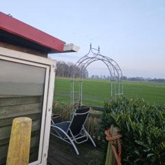 Welness huisje rust en ontspanning prachtig uitzicht