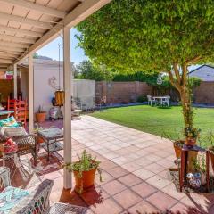 half Mi to Light Rail Midtown PHX Home with Patio
