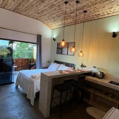 Chalé vista da vila