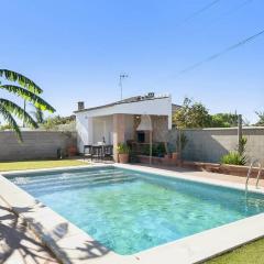 Villa con piscina privada Barbacoa en Conil