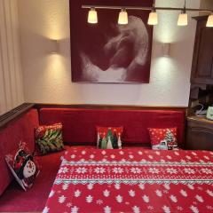 Le Nid d'aigle apt 405 Leysin centre avec forfait piscine sauna jacuzzi en option