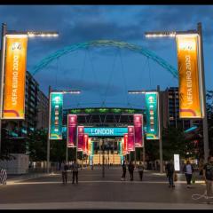 Stylish Wembley Park Apartment Balcony, Views and Tube Access