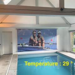 Chambre d hôtes Le Joyau with indoor pool and sauna