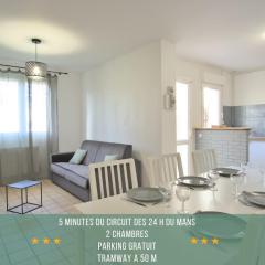 Le Georges Durand - Parking - 5 min du Circuit 24H - Wifi - 2 chambres