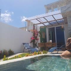 Casa de Praia com piscina e churrasqueira em Carapibus