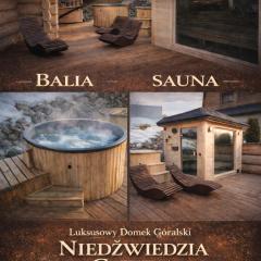 Domek Góralski Niedźwiedzia Gawra & Sauna, Balia by RentiloPL