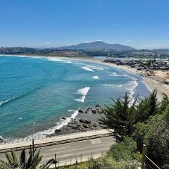 Cabaña con maravillosa Vista al Mar
