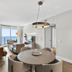 Splendid Resort - Oceanview 1BDR & 1BA Apt Right on the Beach, Heated pool, GYM