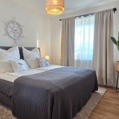 Seensucht - Maritimes Apartment mit Seeblick & Balkon, 500 m zum See