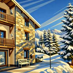 Chalet Coquelicot - confort montagnard et ambiance chaleureuse au cœur de Saint Martin de Belleville